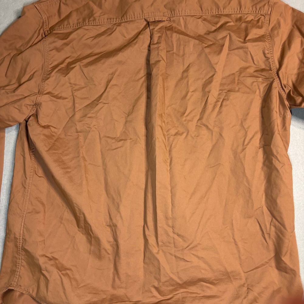Uniqlo Men's Brown 100% Cotton Button-Up Shirt S Dual Chest Pockets - Picture 16 of 16